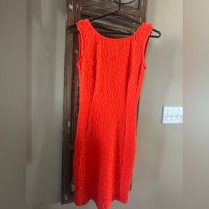 Bright Orange Bodycon Dress